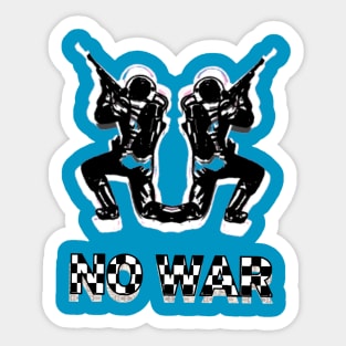 no war art Design. Sticker